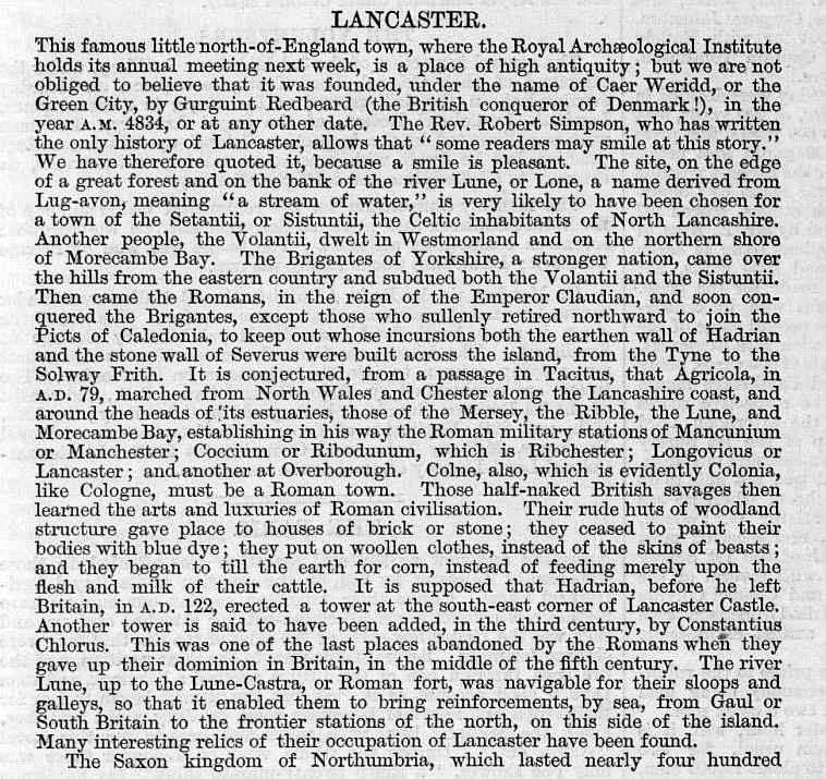 Lancaster text
